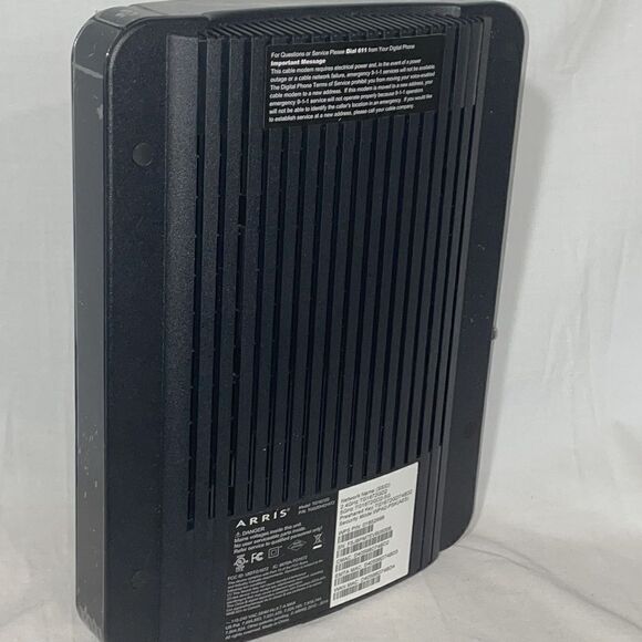 Arris TG1672G 4-Port Wireless WiFi Router with Cable Battery Not Included - Picture 3 of 5